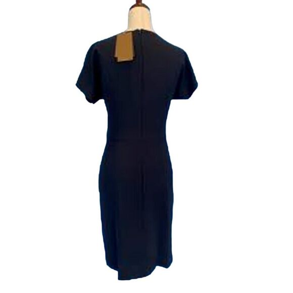 NWT Made in Portugal BOSS Hugo Boss Datera Minimalist Shift Dress Dark Blue 0 - Picture 2 of 12